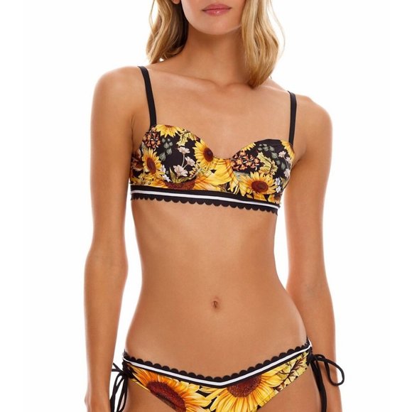 Agua Bendita Lauren sunshower bikini Top / Small - NWT - Picture 3 of 10
